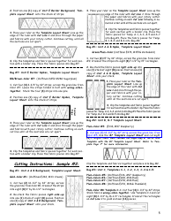 Christmas Celebration Tree Skirt Template Layout Sheet &amp; Yardage Chart - Quiltworx, Page 2