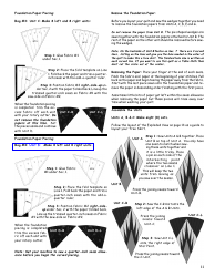 Christmas Celebration Tree Skirt Template Layout Sheet &amp; Yardage Chart - Quiltworx, Page 4