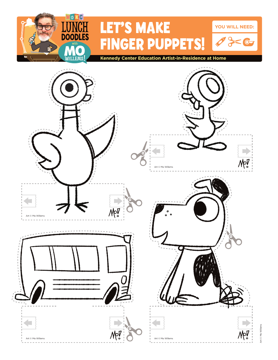 Mokc Finger Puppet Templates Download Printable PDF Templateroller