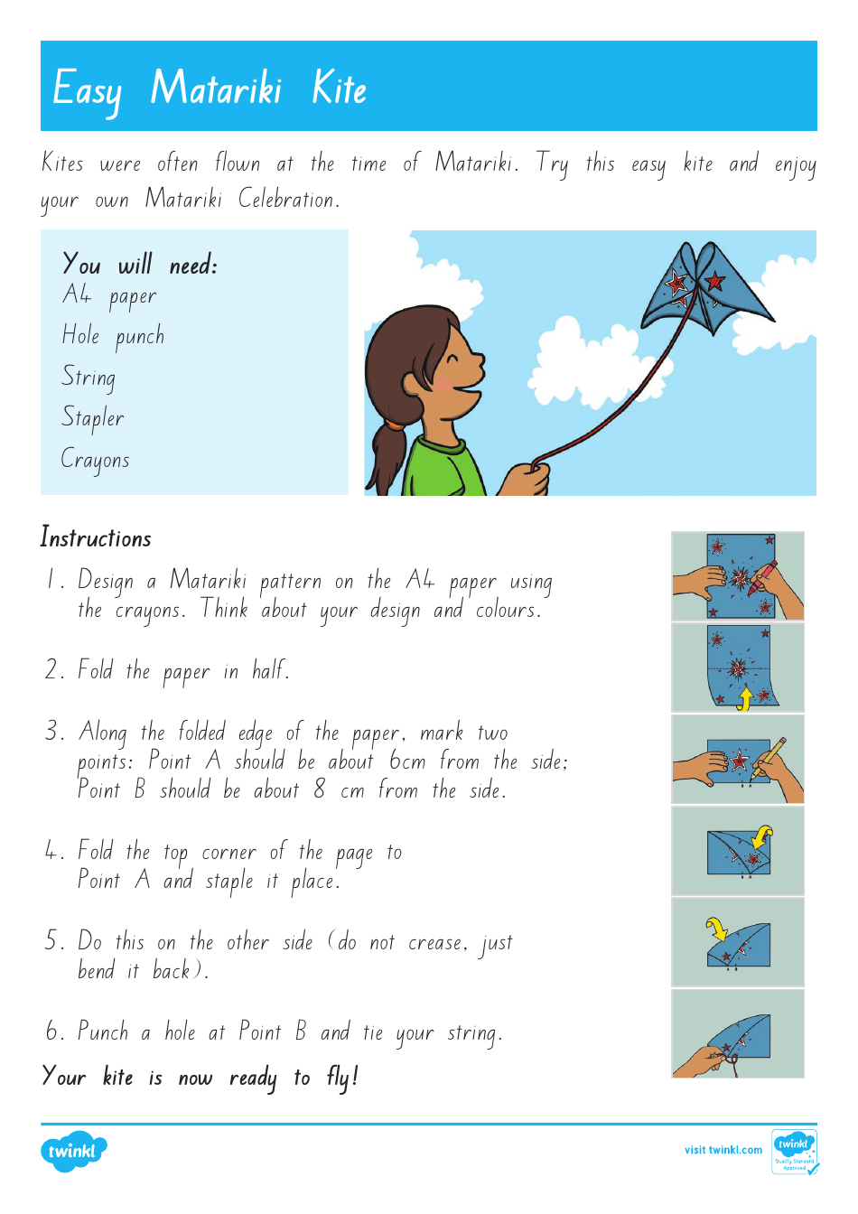 Easy Matariki Kite - DIY Guide