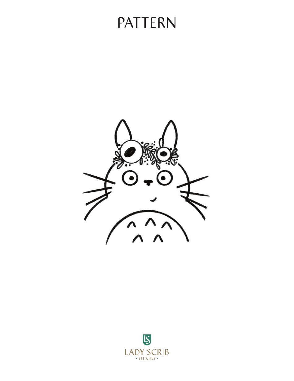 Totoro Stitch Pattern, Page 4