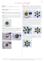 Frida&#039;s Bouquet Blanket Pattern Template - Jane Crowfoot, Page 4