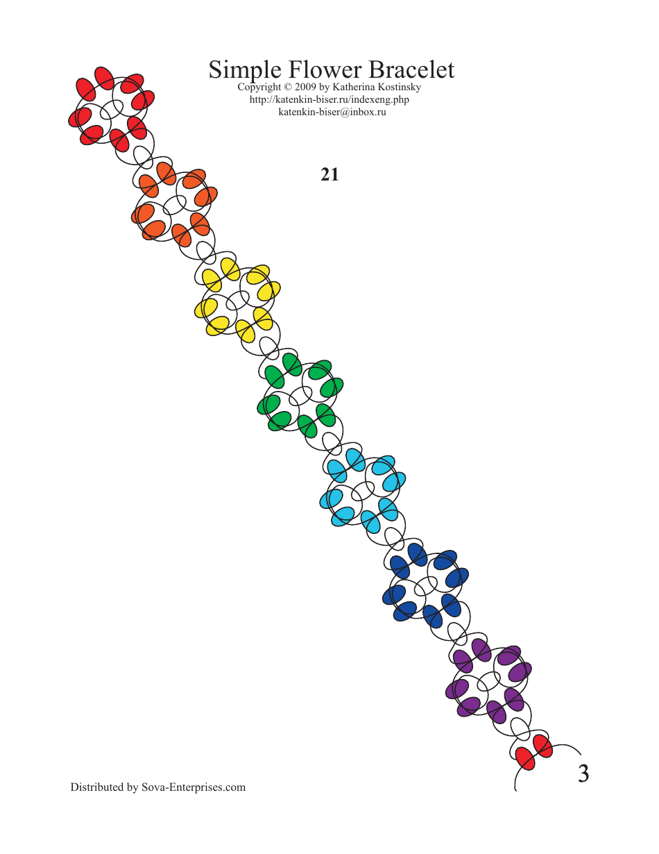 Simple Flower Bracelet - Katherina Kostinsky, Page 3