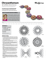 Document preview: Chrysanthemum Beading Pattern - Starman