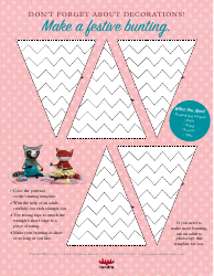 Fox and Racoon&#039;s Birthday Party Template Kit, Page 5