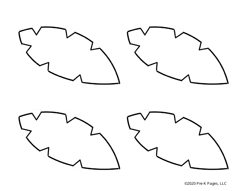 Leaf Templates - Pre-k Pages Download Printable PDF | Templateroller