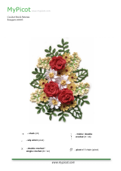 Document preview: Flower Bouquet Crochet Stitch Pattern
