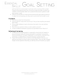 Goal Setting Fortune Teller Template - Cfes, Page 2