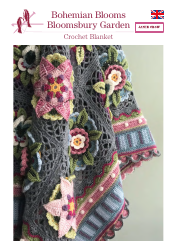 Document preview: Bohemian Blooms Crochet Blanket Pattern - Jane Crowfoot