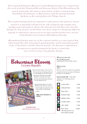 Bohemian Blooms Crochet Blanket Pattern - Jane Crowfoot, Page 2