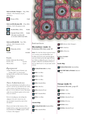 Bohemian Blooms Crochet Blanket Pattern - Jane Crowfoot, Page 3