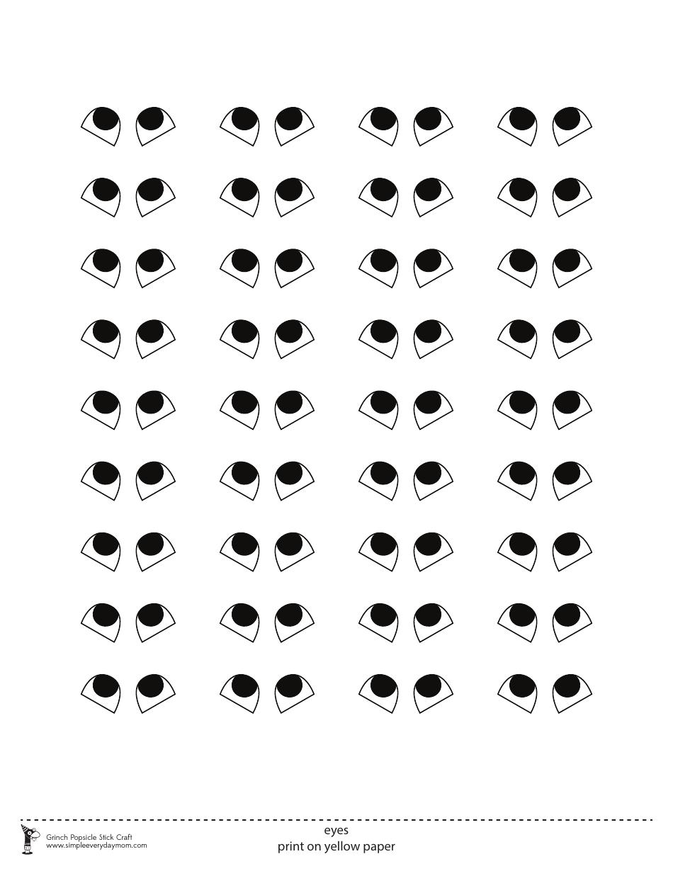 Grinch Popsicle Stick Craft Templates - Simple Everyday Mom, Page 5
