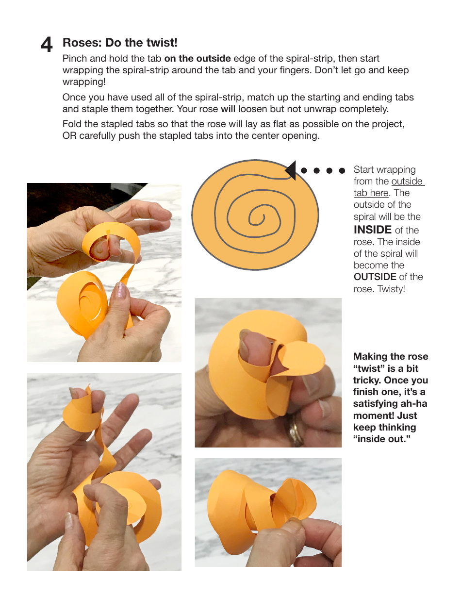 3-d Paper Flower Vase Templates, Page 4