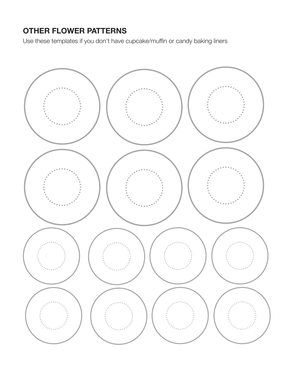 3-d Paper Flower Vase Templates, Page 9