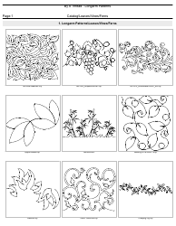 Document preview: Longarm Quilting Pattern Templates