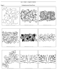 Longarm Quilting Pattern Templates, Page 3