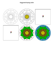 Lotus Flower Mosaic Design Templates, Page 4
