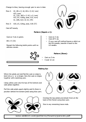 Pansy Flower Knitting Patterns, Page 2