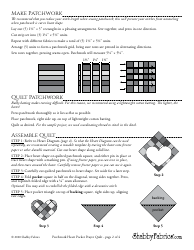 Patchwork Heart Quilt Diagram - Shabby Fabrics, Page 2