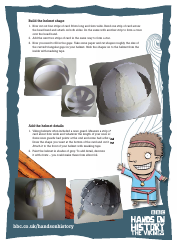 Viking Helmet Paper Craft Guide, Page 2