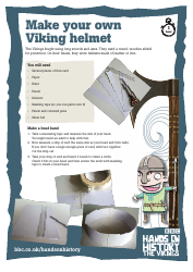Document preview: Viking Helmet Paper Craft Guide
