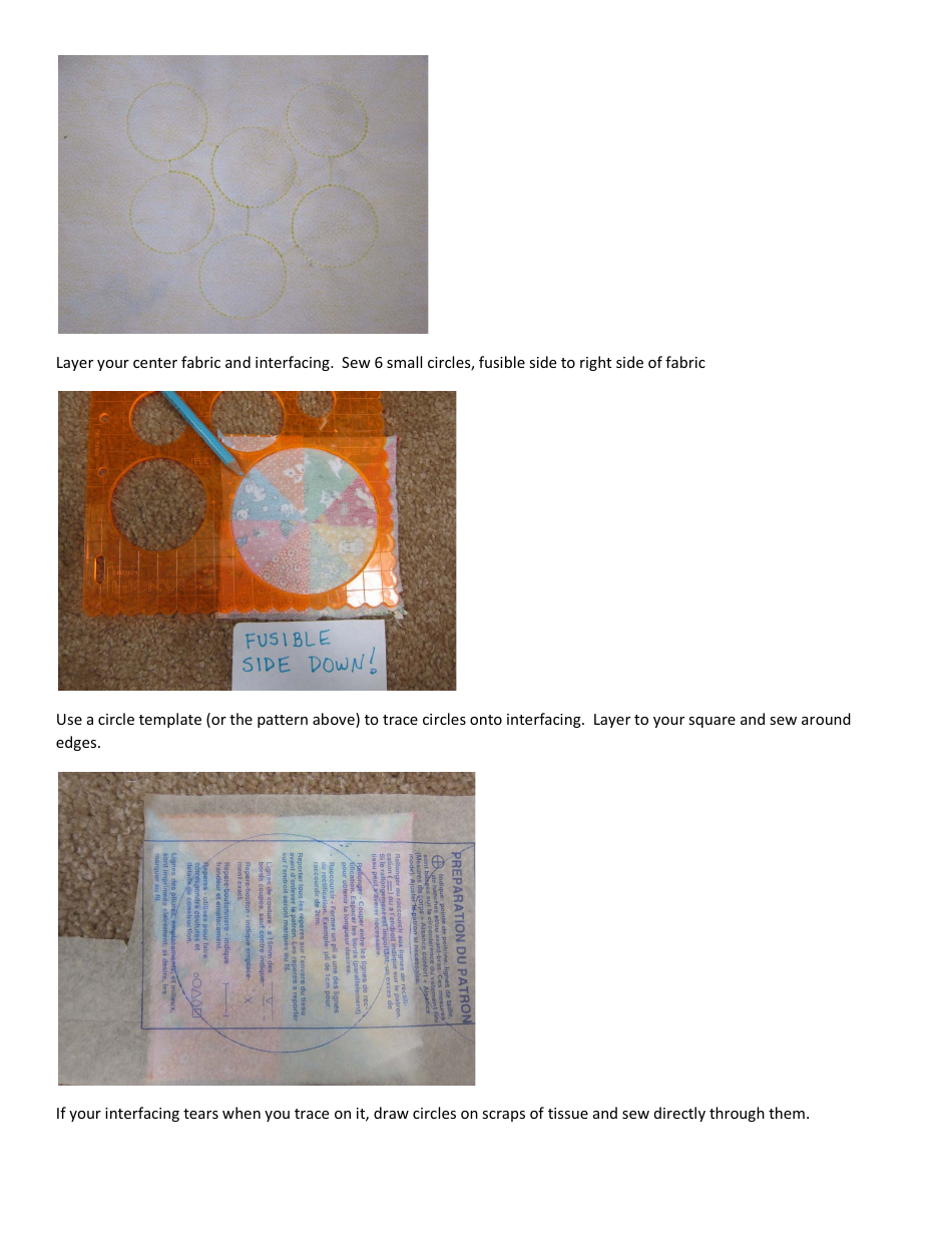 Quick Dresden Plate Doll Quilt Pattern - Jennie Bagrowski, Page 4