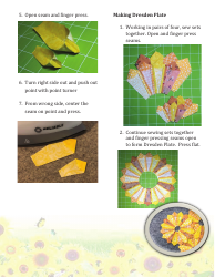 Sunny Sunflowers Quilt Pattern Templates, Page 3
