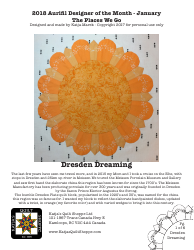 Document preview: Sunflower Quilt Pattern Templates - Katja Marek