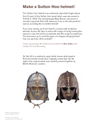 Document preview: Sutton Hoo Helmet Template - the Trustees of the British Museum