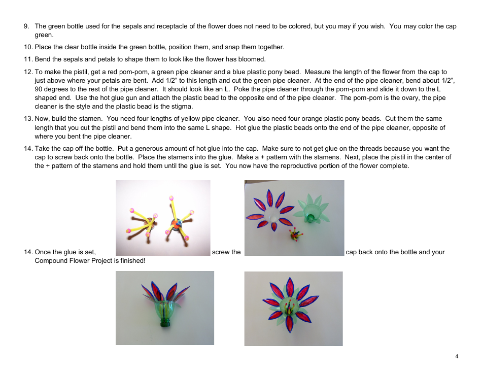 Pop Bottle Flower Tempate, Page 4