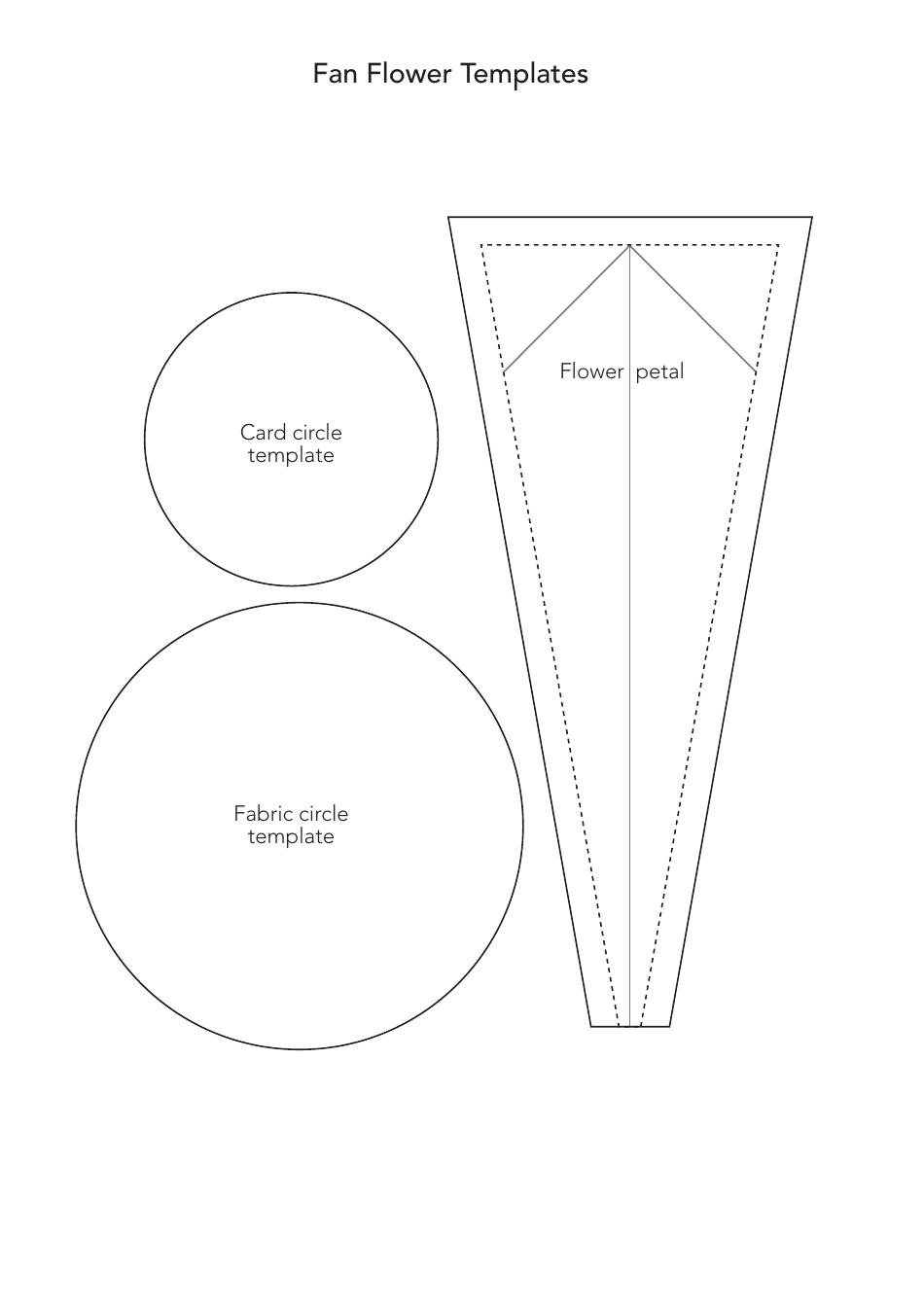 Fan Flower Quilt Templates, Page 18