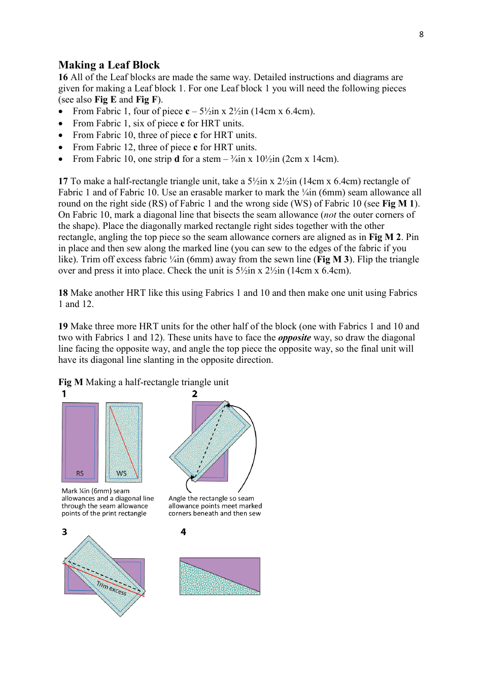 Fan Flower Quilt Templates, Page 9