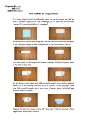 Origami Sailboat, Page 3