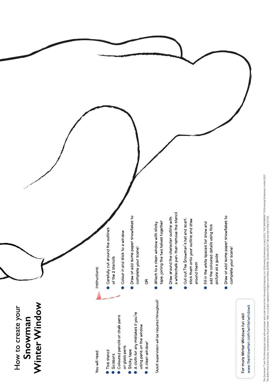 The Snowman Winter Window Templates - Snowdog Enterprises Limited, Page 4