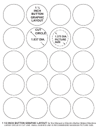 Document preview: 1 1/2 Inch Button Graphic Layout