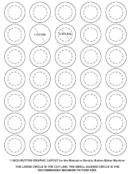 Document preview: 1 Inch Button Graphic Layout