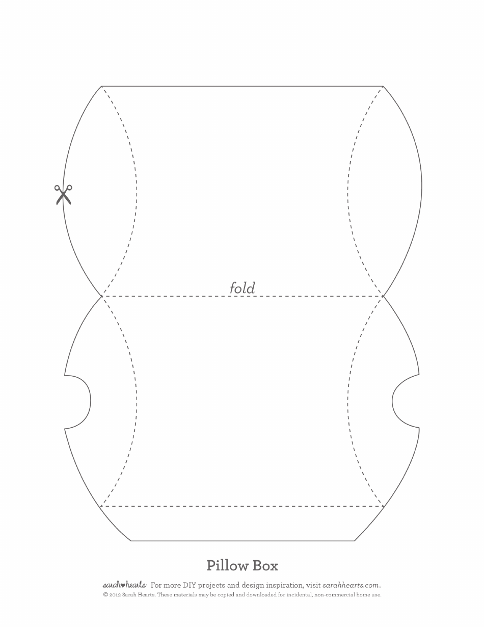 Thanksgiving Pillow Box Templates, Page 1