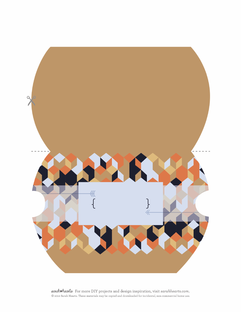 Thanksgiving Pillow Box Templates, Page 4