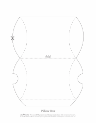 Document preview: Thanksgiving Pillow Box Templates
