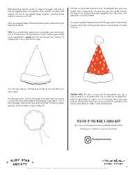 Santa Hat Sewing Template - Ruby Star Society, Page 3