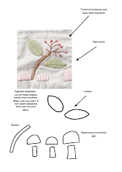 Seasonal Sampler Quilt Pattern Templates - Emma Jones Vintage Sewing Box, Page 10