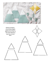 Seasonal Sampler Quilt Pattern Templates - Emma Jones Vintage Sewing Box, Page 12