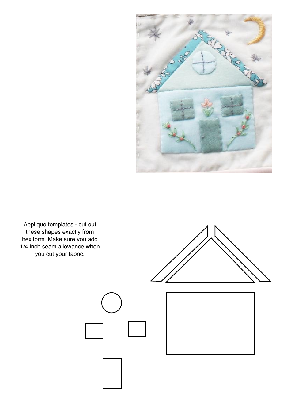 Seasonal Sampler Quilt Pattern Templates - Emma Jones Vintage Sewing Box, Page 13