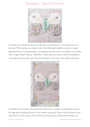 Seasonal Sampler Quilt Pattern Templates - Emma Jones Vintage Sewing Box, Page 7