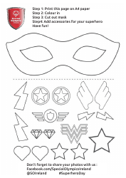 Superhero Mask Templates - Special Olympics, Page 2