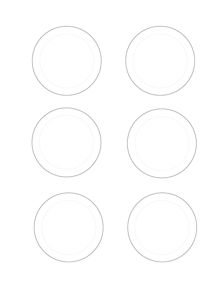 Button Templates - Six, Page 1