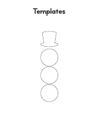 Paper Snowman Bookmark Template - Lakeshore, Page 2