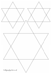 Document preview: Star of David Template - Calligraphy Arts