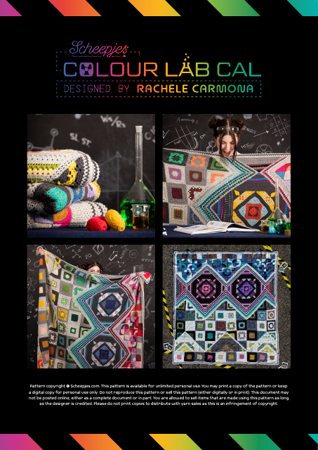 Color Lab Quilt Pattern - Scheepjes