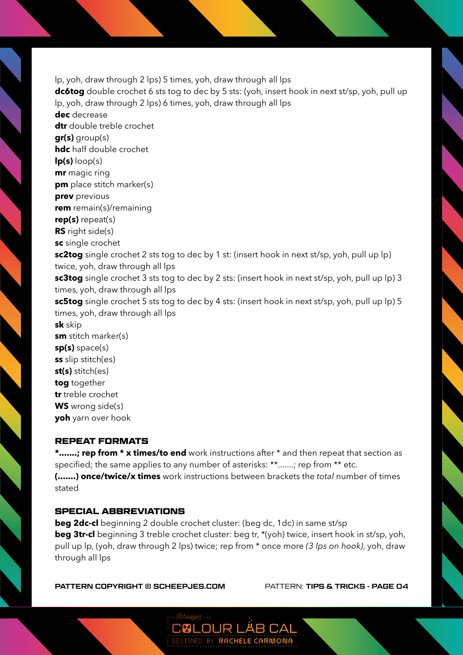 Color Lab Quilt Pattern - Scheepjes, Page 4